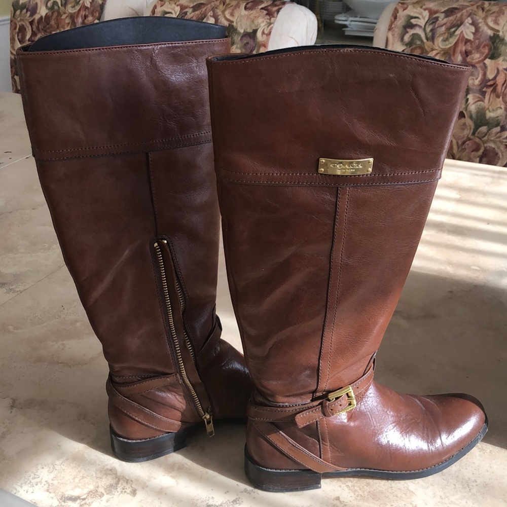 Coach Micha wide calf riding boots